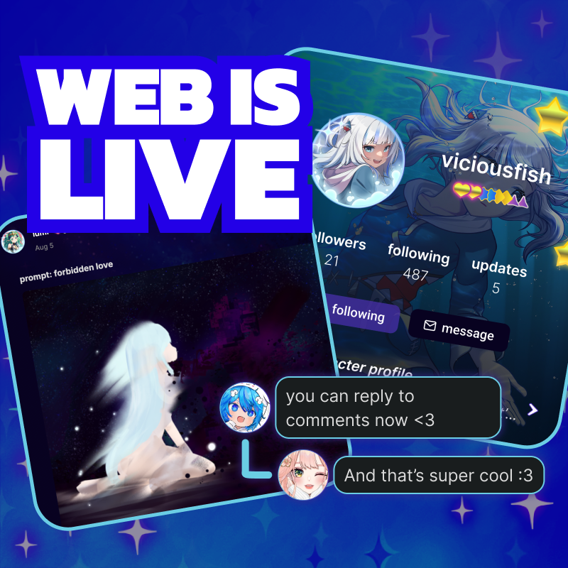 oshi web is live!